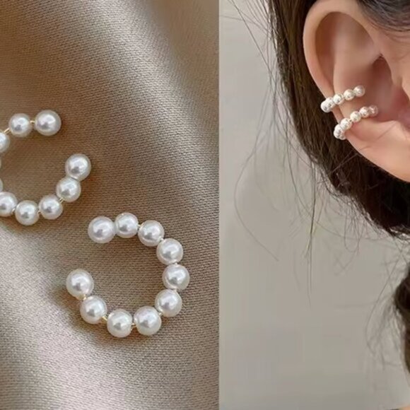 Baroque Pearl Cuffs - Picture 2 of 3